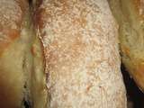 Ciabatta sur préparation de  biga  (levain)