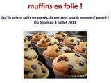 Muffins au poivron et au chorizo