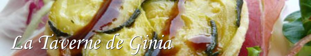 Recettes de La Taverne de Ginia