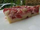 Clafoutis aux fraises et au yaourt lemon curd