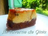 Gâteau magique au chocolat et flan à la vanille