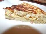 Omelette aux asperges et au jambon