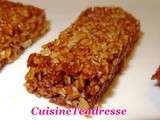 Barres d'avoine caramélisées aux amandes