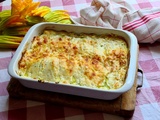 Gratin de fleurs de courgette