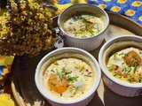 Oeufs cocotte aux champignons