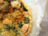 Quiche aux orties et au saumon