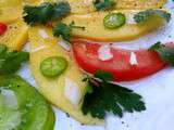 Salade de tomates et mangue