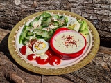 Sauce crudités aux oeufs durs