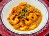 Spaghetti aux crevettes (Ouganda)