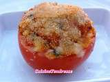 Tomates farcies au maigre