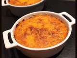 Parmentier de canard confit, Butternut & mimolette