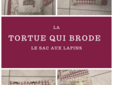 Trousse de couture de dame tortue