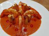 Crevettes sauce tomate