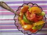 Salade de tomates anciennes