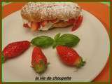 Eclairs aux fraises