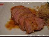 Filet mignon de porc sauce sucree-salee