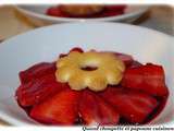 Fraises au vin