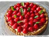 Tarte aux fraises a la creme pâtissiere