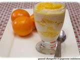 Verrine a la clementine et creme de marron