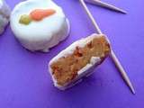 Cake pops carrot cake