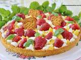 Tarte aux fraises citron/basilic/chantilly