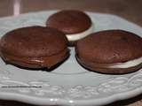 Whoopies au chocolat et pate a tartiner