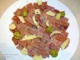 Carpaccio de Thon au Basilic