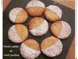 Petits sablés de Noël praliné