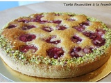 Tarte financière à la framboises