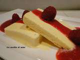 Semifreddo à la vanille et coulis de fraises