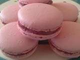 Macarons framboise chocolat blanc