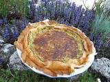 Tarte de courgettes à la feta, au parmesan et aux herbes