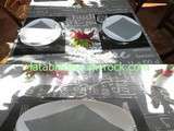 Table d'anniversaire homme 80 ans sets de table de mon partenaire thouy