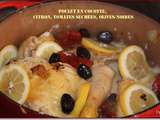 Cocotte de poulet au citron et tomates confites