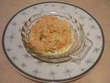 Cassolette saumon, crevettes et poireaux