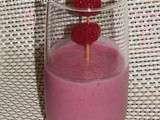 Smoothie aux framboises