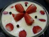 Bavarois aux fraises - thermomix