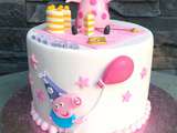 Gateau anniversaire peppa pig fee