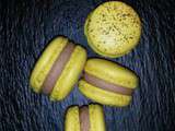 Macarons chocolat au lait yuzu