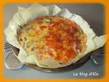 Quiche champignons lardons et potiron