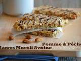 Barre Muesli avoine pomme & pêche