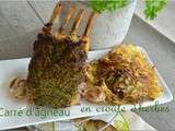 Carré d'agneau en croûte d'herbes aromatiques