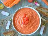 Dip aux poivrons rouges et haricots blancs {vege}