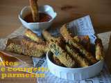 Frites de courgette au parmesan et herbes de Provence