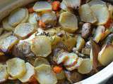 Poulet et petits légumes en baeckeoffe {partenariat poterie alsacienne}