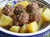 Tajine de boulettes {boeuf} et pommes de terre