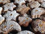 Bredele bicolores (biscuits aux amandes et cacao)