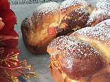 Brioche au loukoum et chocolat/ Cozonac roumain