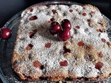 Clafoutis aux cerises parfumé aux arachides (sans gluten, ig bas)