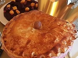 Galette de rois crème d'amandes et crème de marrons